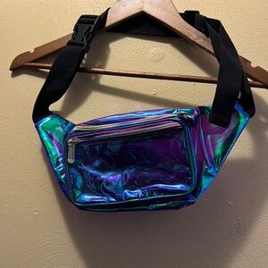 Sojourner Holographic Iridescent Fanny Pack